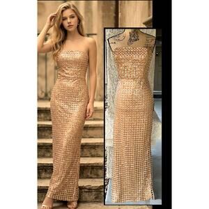 Lulus Gold Dress for Sale up to 90% Off: Poshmark